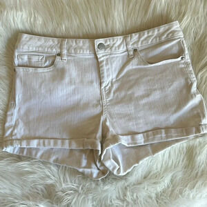 Jessica Simpson white jean shorts size 30 denim